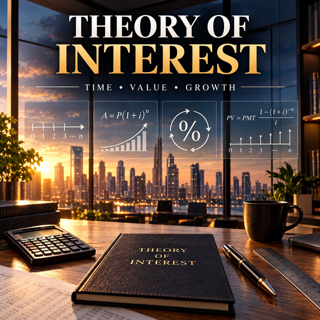 Theory of Interest study notes cover